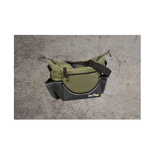WORKWEAR, SAFETY & CORPORATE CLOTHING SPECIALISTS  - INSULATED CRIB / LUNCH BAGS - CANVAS - 280 x 200 x 230mm (330 Peak) - GREEN - PCC - 15L - 0.8kg