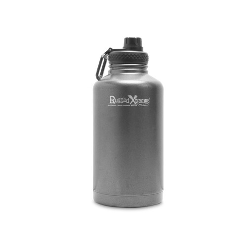WORKWEAR, SAFETY & CORPORATE CLOTHING SPECIALISTS  - STAINLESS STEEL VACUUM INSULATED THERMAL BOTTLE • 1800ml • GREY