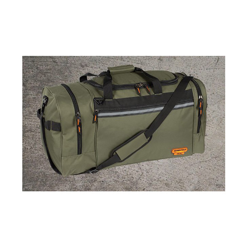 WORKWEAR, SAFETY & CORPORATE CLOTHING SPECIALISTS  - CANVAS PPE KIT BAG - 670 x 330mm - GREEN - 73L - 1.54kg