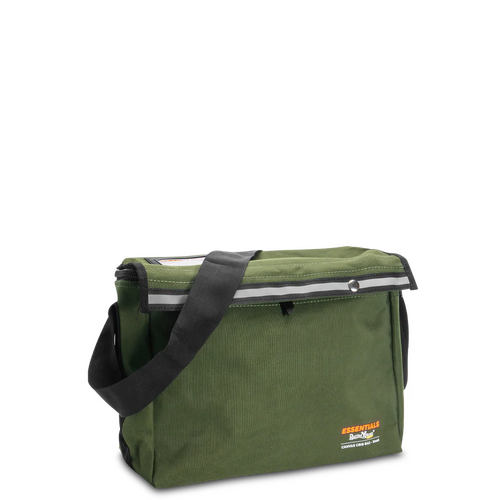 WORKWEAR, SAFETY & CORPORATE CLOTHING SPECIALISTS  - SMALL CANVAS CRIB BAG - 370 x 270 x 130mm - GREEN - 13L - 0.5kg