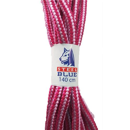 WORKWEAR, SAFETY & CORPORATE CLOTHING SPECIALISTS  - SINGLE PAIR - LADIES LACES RETAIL PNK/LIL 140CM