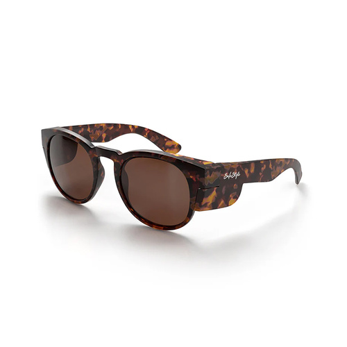 WORKWEAR, SAFETY & CORPORATE CLOTHING SPECIALISTS  - Cruisers Matte Tort Frame Brown Polarised Lens
