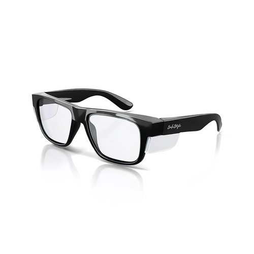 WORKWEAR, SAFETY & CORPORATE CLOTHING SPECIALISTS  - Fusions Black Frame/Clear