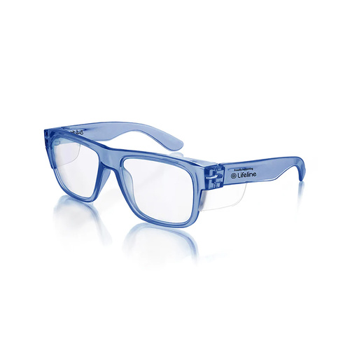 WORKWEAR, SAFETY & CORPORATE CLOTHING SPECIALISTS  - Fusions Blue Frame/Clear