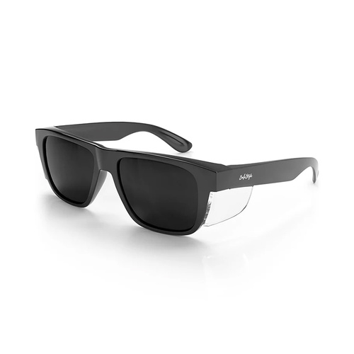 WORKWEAR, SAFETY & CORPORATE CLOTHING SPECIALISTS  - Fusions XL Black Frame Tinted Lens