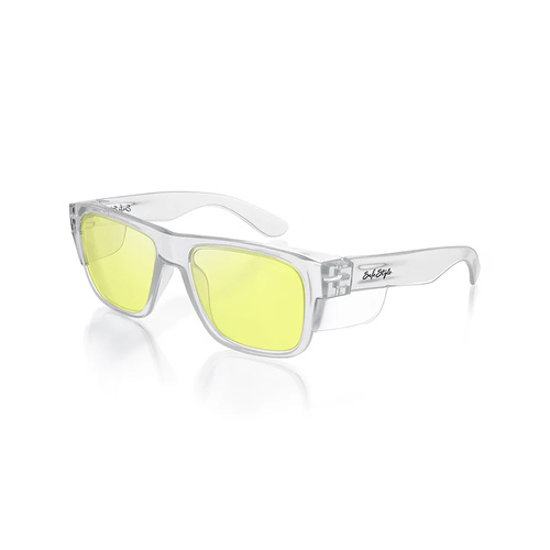 WORKWEAR, SAFETY & CORPORATE CLOTHING SPECIALISTS  - Fusions Clear Frame/Yellow