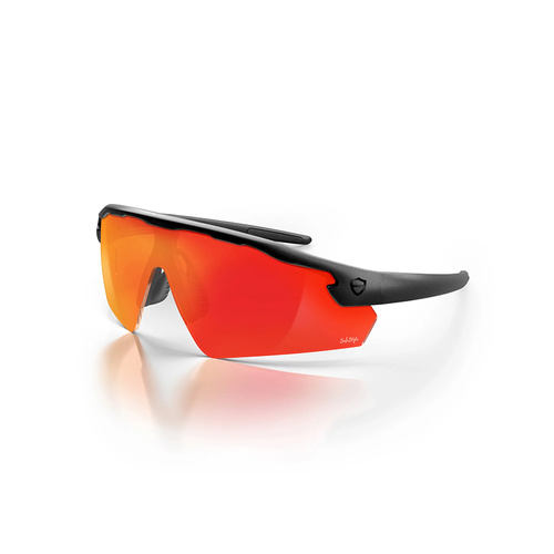 WORKWEAR, SAFETY & CORPORATE CLOTHING SPECIALISTS  - Phantoms Matte Black Frame/Reflectors Red Lens