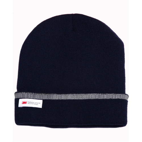 WORKWEAR, SAFETY & CORPORATE CLOTHING SPECIALISTS  - 3M Insulated Beanie with Reflective stripe