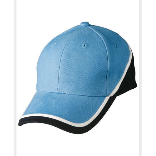 WORKWEAR, SAFETY & CORPORATE CLOTHING SPECIALISTS  - Tri-color sue heavy brushed cotton cap