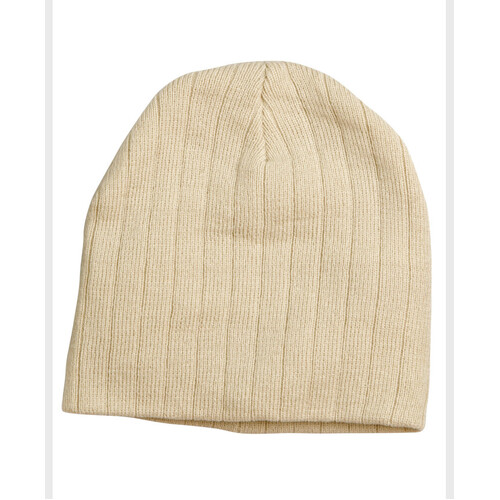WORKWEAR, SAFETY & CORPORATE CLOTHING SPECIALISTS  - Cable Knit Beanie with Fleece Head Band
