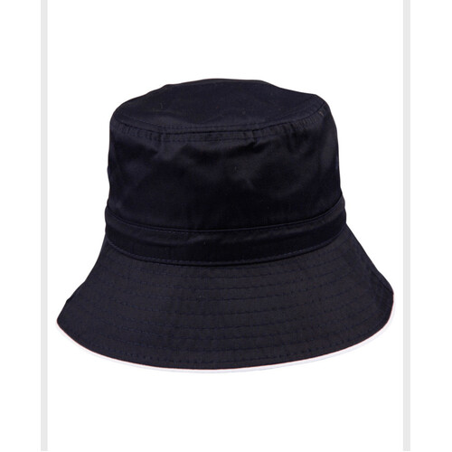 WORKWEAR, SAFETY & CORPORATE CLOTHING SPECIALISTS  - Bucket Hat Sandwich with Toggle