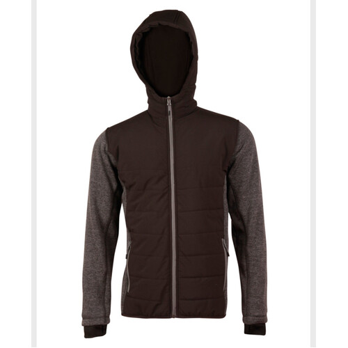 WORKWEAR, SAFETY & CORPORATE CLOTHING SPECIALISTS  - Men s Heather Bonded Coral Fleece with Polyester Trim Jacket