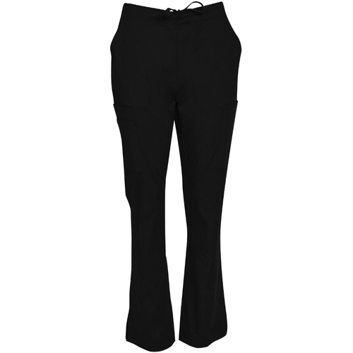WORKWEAR, SAFETY & CORPORATE CLOTHING SPECIALISTS  - Ladies Semi-Elastic Waist Tie Solid Colour Scrub Pants