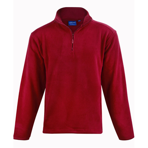 WORKWEAR, SAFETY & CORPORATE CLOTHING SPECIALISTS  - Adult's Half Zip Polar Fleece Pullover