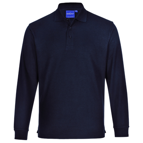 WORKWEAR, SAFETY & CORPORATE CLOTHING SPECIALISTS  - Adults' 240gsm Poly/Cotton Pique L/S Polo