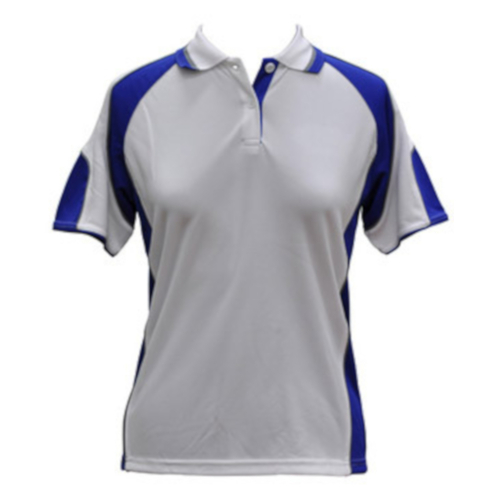 WORKWEAR, SAFETY & CORPORATE CLOTHING SPECIALISTS  - Ladies' Cooldry Contrast Polo With Sleeve Panel