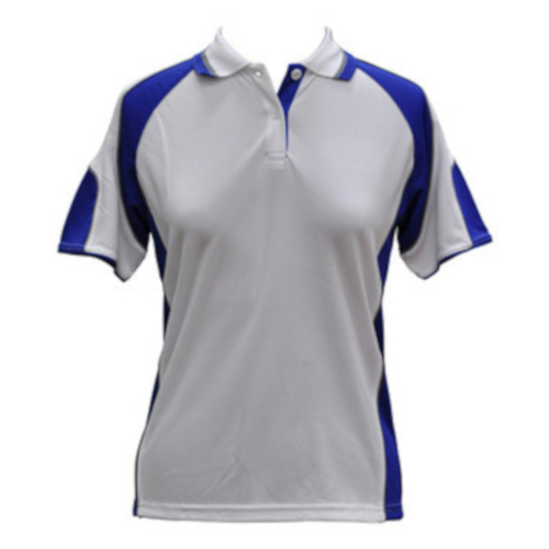 WORKWEAR, SAFETY & CORPORATE CLOTHING SPECIALISTS  - Ladies' Cooldry Contrast Polo With Sleeve Panel