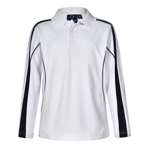 WORKWEAR, SAFETY & CORPORATE CLOTHING SPECIALISTS  - Kids' Truedry Long Sleeve Polo