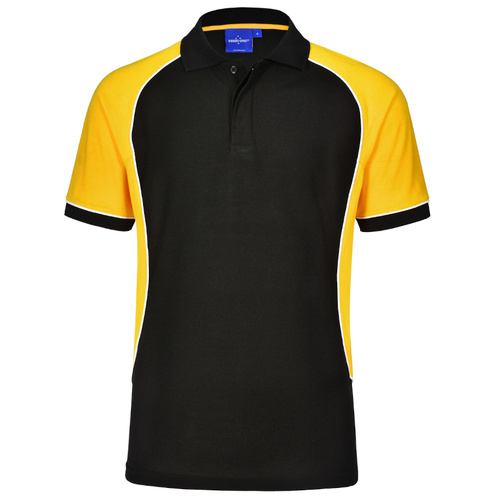 WORKWEAR, SAFETY & CORPORATE CLOTHING SPECIALISTS  - Men's Truedry Tri-Colour S/S Pique Polo