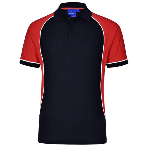 WORKWEAR, SAFETY & CORPORATE CLOTHING SPECIALISTS  - Kids' Truedry Tri-Colour S/S Pique Polo