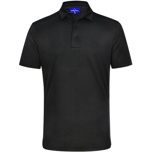 WORKWEAR, SAFETY & CORPORATE CLOTHING SPECIALISTS  - Men's Bamboo Charcoal Corporate S/S Polo