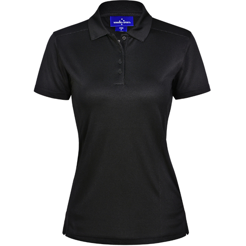 WORKWEAR, SAFETY & CORPORATE CLOTHING SPECIALISTS  - Ladies' Bamboo Charcoal Corporate S/S Polo