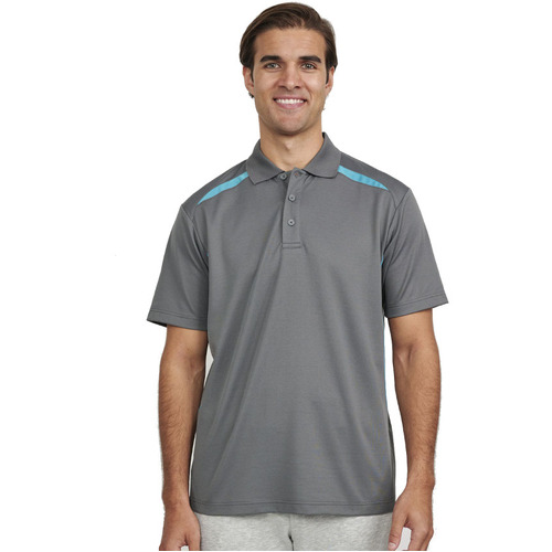 WORKWEAR, SAFETY & CORPORATE CLOTHING SPECIALISTS  - Men's Sustainable Poly/Cotton Contrast S/S Polo