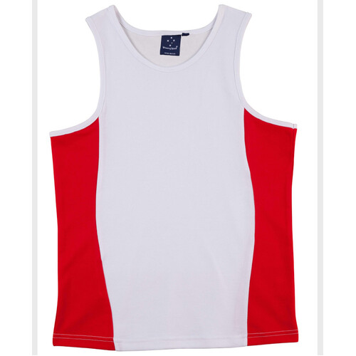 WORKWEAR, SAFETY & CORPORATE CLOTHING SPECIALISTS  - Men s Contrast TrueDry  Mesh Singlet