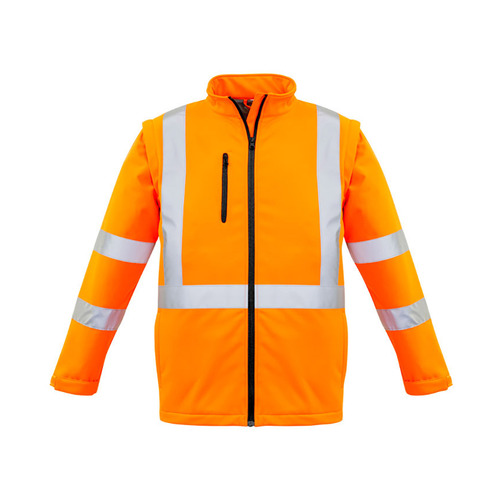 WORKWEAR, SAFETY & CORPORATE CLOTHING SPECIALISTS  - Unisex Hi Vis 2 in 1 X Back Soft Shell Jacket