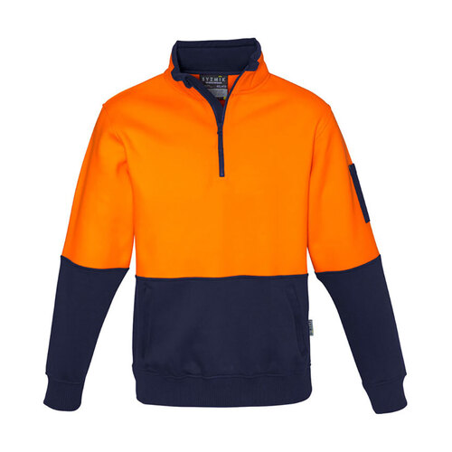 WORKWEAR, SAFETY & CORPORATE CLOTHING SPECIALISTS  - Unisex Hi Vis Half Zip Pullover