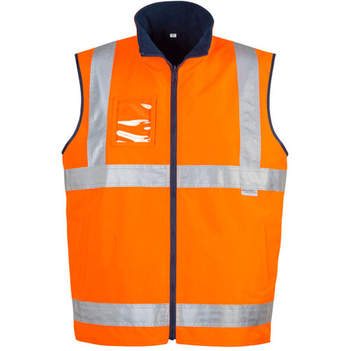 WORKWEAR, SAFETY & CORPORATE CLOTHING SPECIALISTS  - Mens Hi Vis Waterproof Lightweight Vest