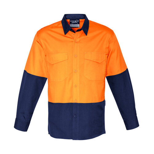 WORKWEAR, SAFETY & CORPORATE CLOTHING SPECIALISTS  - Mens Rugged Cooling Hi Vis Spliced L/S Shirt