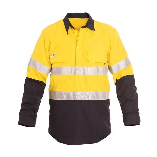 WORKWEAR, SAFETY & CORPORATE CLOTHING SPECIALISTS  - CLOSED FRONT shirt PPE2 inherently flame resistant