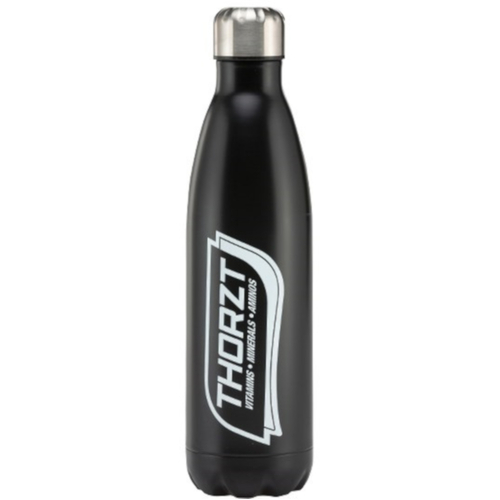WORKWEAR, SAFETY & CORPORATE CLOTHING SPECIALISTS  - THORZT 750mL STAINLESS STEEL DRINK BOTTLE - BLACK