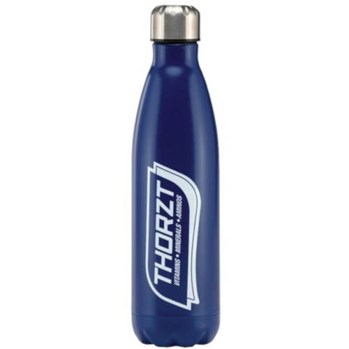 WORKWEAR, SAFETY & CORPORATE CLOTHING SPECIALISTS  - THORZT 750mL STAINLESS STEEL DRINK BOTTLE - BLUE