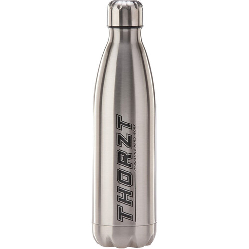 WORKWEAR, SAFETY & CORPORATE CLOTHING SPECIALISTS  - THORZT 750mL STAINLESS STEEL DRINK BOTTLE - SILVER