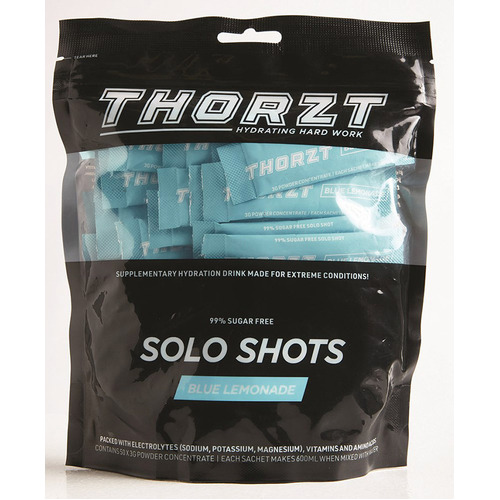 WORKWEAR, SAFETY & CORPORATE CLOTHING SPECIALISTS  - Solo Shot Sachet 3g Solo ShotsPackx 50pk, Blue Lemonade