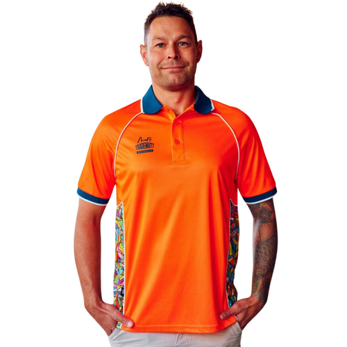 Unisex RPET Bonza Orange Polo