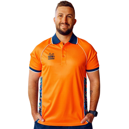 Unisex RPET Pearler Orange Polo