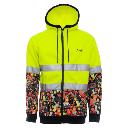 WORKWEAR, SAFETY & CORPORATE CLOTHING SPECIALISTS  - Men's Hi-Vis Full Placket Yellow Swoopy Bois Workshirt