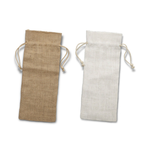 WORKWEAR, SAFETY & CORPORATE CLOTHING SPECIALISTS  - Jute Wine Drawstring Bag