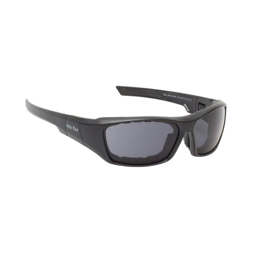 WORKWEAR, SAFETY & CORPORATE CLOTHING SPECIALISTS  - BULLET - Matt Black Frame, Smoke Lens - Multi-Functional Goggles