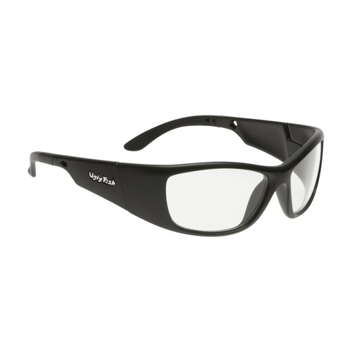 WORKWEAR, SAFETY & CORPORATE CLOTHING SPECIALISTS  - FORCE - Matt Black Frame, Clear Lens - Semi Functional Goggles