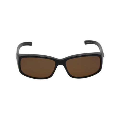 WORKWEAR, SAFETY & CORPORATE CLOTHING SPECIALISTS  - P106 BL.BR - Shiny Black Frame, Brown Polarised Lens - Overglass