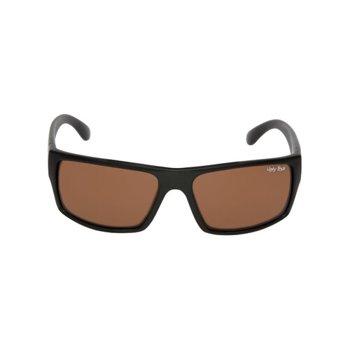 WORKWEAR, SAFETY & CORPORATE CLOTHING SPECIALISTS  - P1202 MBL.BR - Matt Black Frame, Brown Polarised lens - Basic
