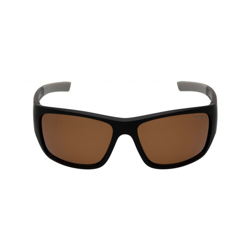 WORKWEAR, SAFETY & CORPORATE CLOTHING SPECIALISTS  - P1996 MBL.BR - Matt Black Frame, Brown Polarised lens - Basic