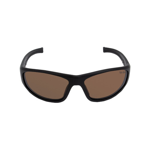 WORKWEAR, SAFETY & CORPORATE CLOTHING SPECIALISTS  - P2033 MBL.BR - Matt Black Frame, Brown Polarised Lens - Basic