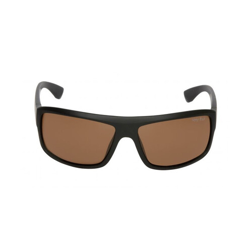 WORKWEAR, SAFETY & CORPORATE CLOTHING SPECIALISTS  - P3477 MBL.BR - Matt Black Frame, Brown Polarised lens - Basic