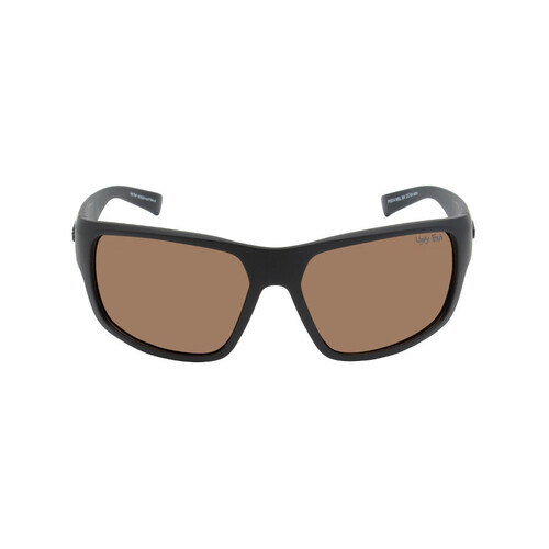 WORKWEAR, SAFETY & CORPORATE CLOTHING SPECIALISTS  - P6504 MBL.BR - Matt Black Frame, Brown Polarised Lens - TR-90