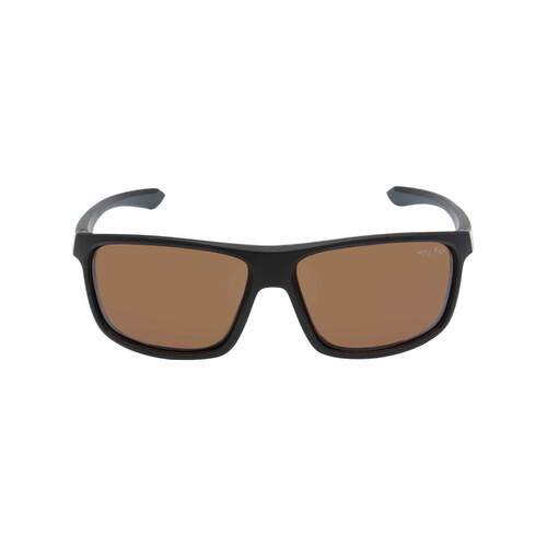 WORKWEAR, SAFETY & CORPORATE CLOTHING SPECIALISTS  - P6966 MBL.BR - Matt Black Frame, Brown Polarised Lens - TR-90